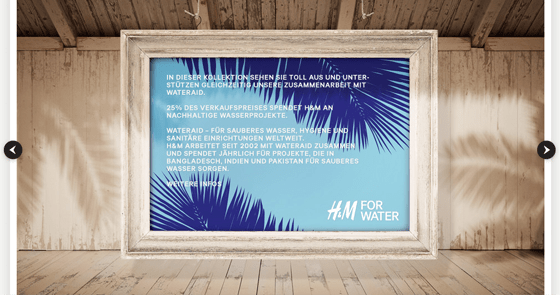 H&M FOR WATER COLLECTION
